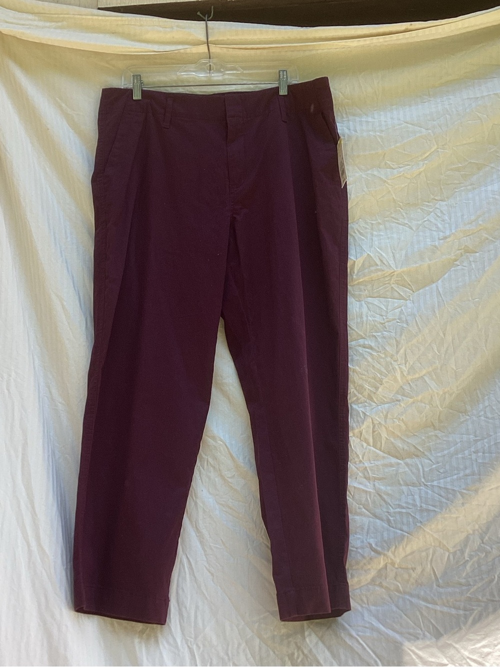 a new day woman,s high rise straight hip & thigh Plum,size 14